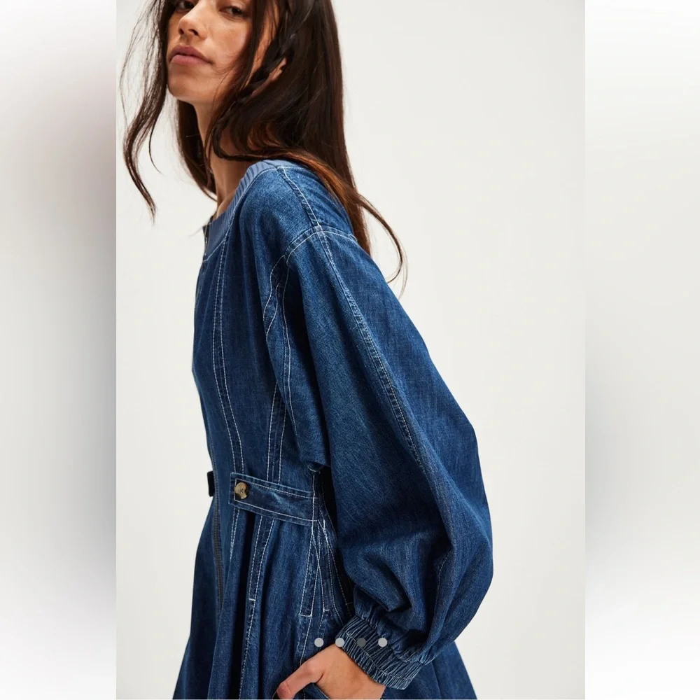 Free people we the free Indy Denim mini dress